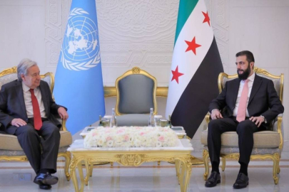 BM Genel Sekreteri Guterres, Suriye Devlet Başkanı Şara ile görüştü