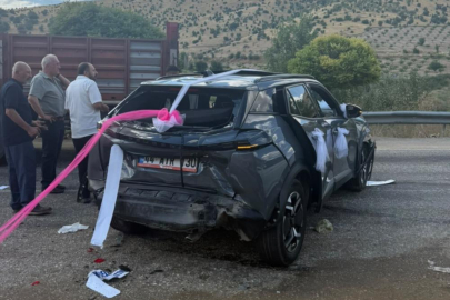 Düğün konvoyunda korkunç kaza: 9 yaralı