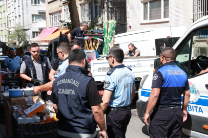 Osmangazi’de kaldırım işgaline geçit yok