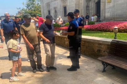 Bursa’da polisten vatandaşlara güvenlik bilgilendirmesi