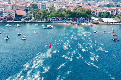 Körfezin iki yakası kulaçlarla birleşti