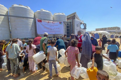 Türk Kızılay'dan Gazze’de hijyen kiti ve temiz içme suyu