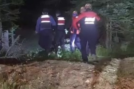 Bursa'da bisikletiyle çıktığı vadide mahsur kaldı