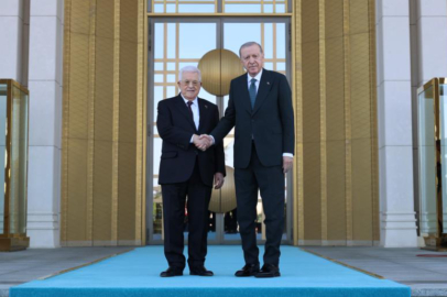 Filistin Devlet Başkanı Abbas Ankara'da