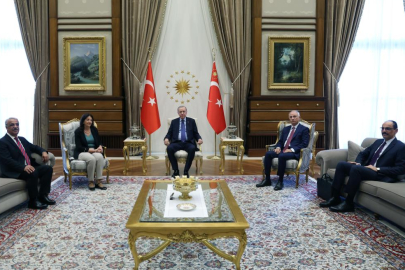 Cumhurbaşkanı Erdoğan DEM Parti heyetini kabul etti