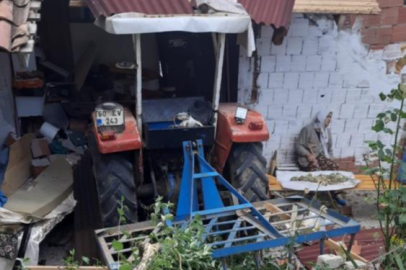 Traktörün freni patladı: 1 ölü