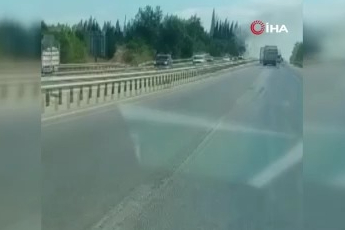 Bursa-İzmir yolunda yangın