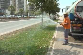 Osmangazi’de yeşil alanlarda titiz çalışma