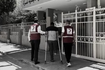 Türk Kızılay Gazze'de Protez Destek Projesi başlattı
