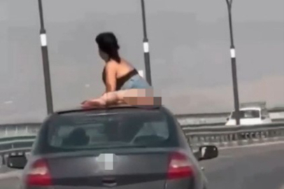 Trafikte hayasızca hareketlere 2 gözaltı