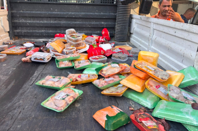 Gemlik’te 250 kilogram bozuk et imha edildi