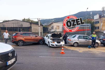 Osmangazi'de zincirleme kaza