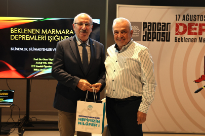 Nilüfer’de Prof. Dr. Okan Tüysüz’den deprem uyarısı