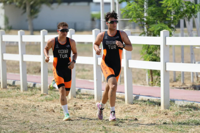 Osmangazi’de duatlon yarışları nefes kesti
