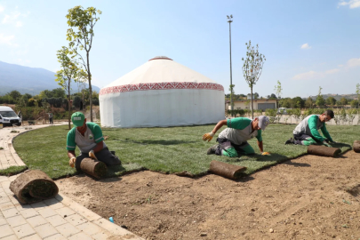 DOSTUM kamp alanında çalışmalar sürüyor