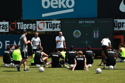 Beşiktaş, Corendon Alanyaspor maçı hazırlıklarını tamamladı