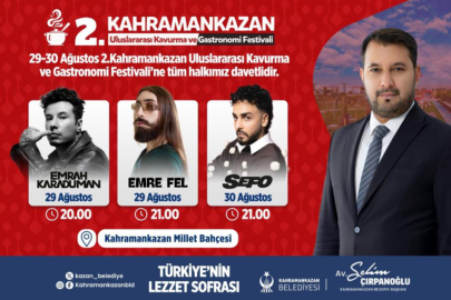 "Uluslararası Kavurma ve Gastronomi Festivali"nde hazırlıklar tamam