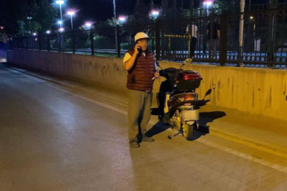 Bursa'da elektrikli motosikletiyle alkollü yakalandı, 52 bin lira ceza yedi