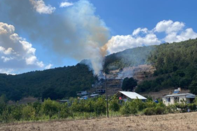 Bursa'da yangın! Orman Bölge ve Büyükşehir İtfaiye ekipleri seferber oldu