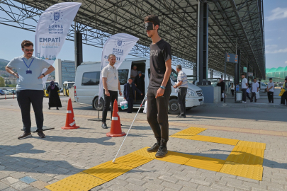 Büyükşehir'den farkındalık için empati parkuru