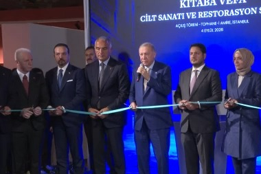 Kitaba Vefa Sergisi Cumhurbaşkanı Erdoğan tarafından açıldı