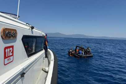Yunanistan'ın ölüme terk ettiği 57 düzensiz göçmen kurtarıldı