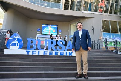 Yıldırım’da kadın ve çocuklara teleferik keyfi