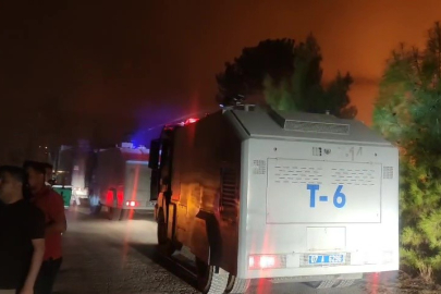 TOMA'lar yangın bölgesinde görevde