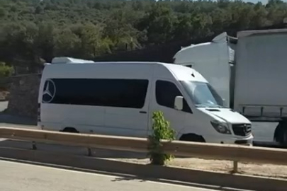Bursa'da ters şeride girip tehlike saçtı
