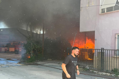 Antalya’da ev ve depo yangını