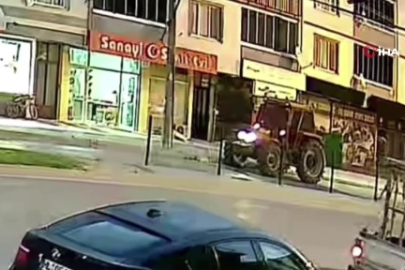 Bursa'da 10 kişinin yaralandığı kaza kameraya yansıdı