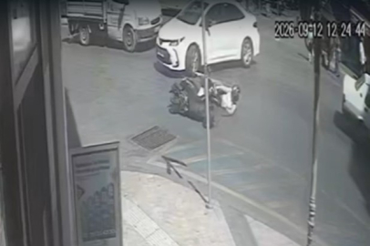 Otomobil ile motosiklet çarpıştı: 1 yaralı