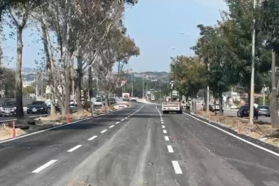 Bursa'da kritik yol çalışması ders zili çalmadan tamamlandı