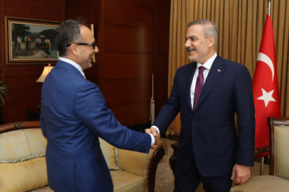 Bakan Fidan, TÜRKPA Genel Sekreteri Hasan ile görüştü