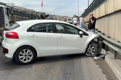 Bursa'da bir anlık manevra kaza getirdi...