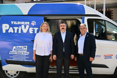 Yıldırım'da sahipsiz sokak hayvanlarına ‘PATİVET’ şefkati