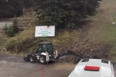 Uludağ'a sezonun ilk karı yağdı