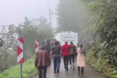 Trabzon’da toprak kayması: 1 ölü