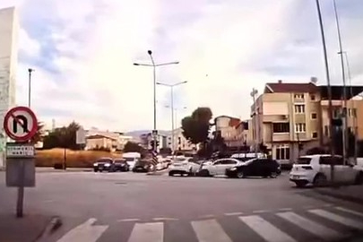 Bursa'da hatalı dönüş kazayı beraberinde getirdi