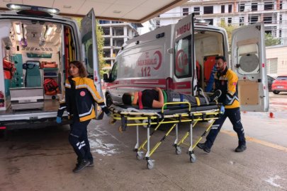 12 yaşındaki çocuk merdiven boşluğuna düştü