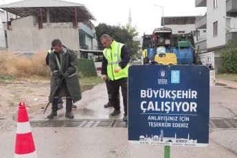 Büyükşehir yağmura karşı teyakkuzda