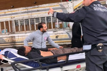 Bursa'da kamyonetten yere çakıldı, hastaneye kaldırıldı