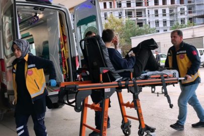Bursa'da motosikletini tamir ederken parmağı koptu