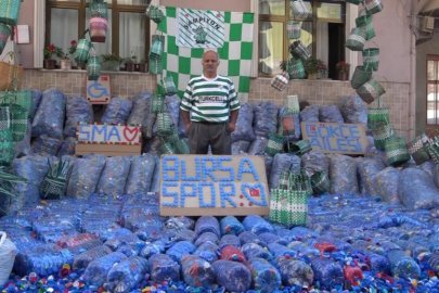 Bursa'nın sessiz kahramanından Bursaspor'a destek