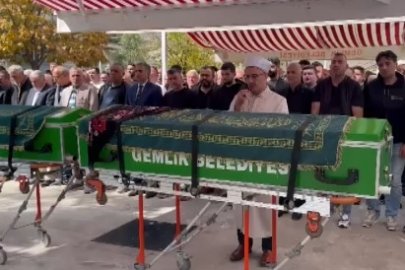 Gemlik'te cinayet kurbanı çift toprağa verildi