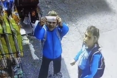 Bursa'da öğrencilerden örnek davranış