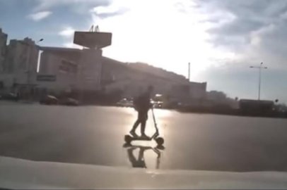 Bursa'da kırmızı ışık ihlali az daha kaza getiriyordu