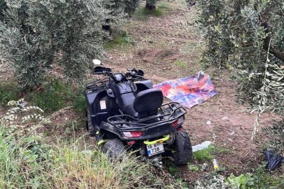 Bursa'da ATV ile tarlaya uçmuştu: Acı haber geldi