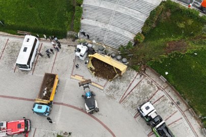 Hafriyat kamyonu dehşet saçtı