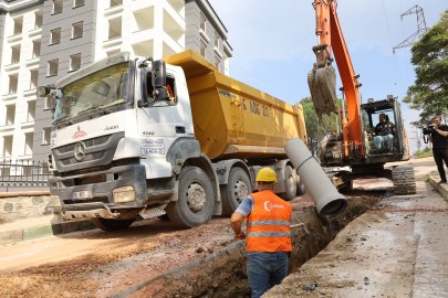 Büyükşehir'in altyapı mesaisi devam ediyor
